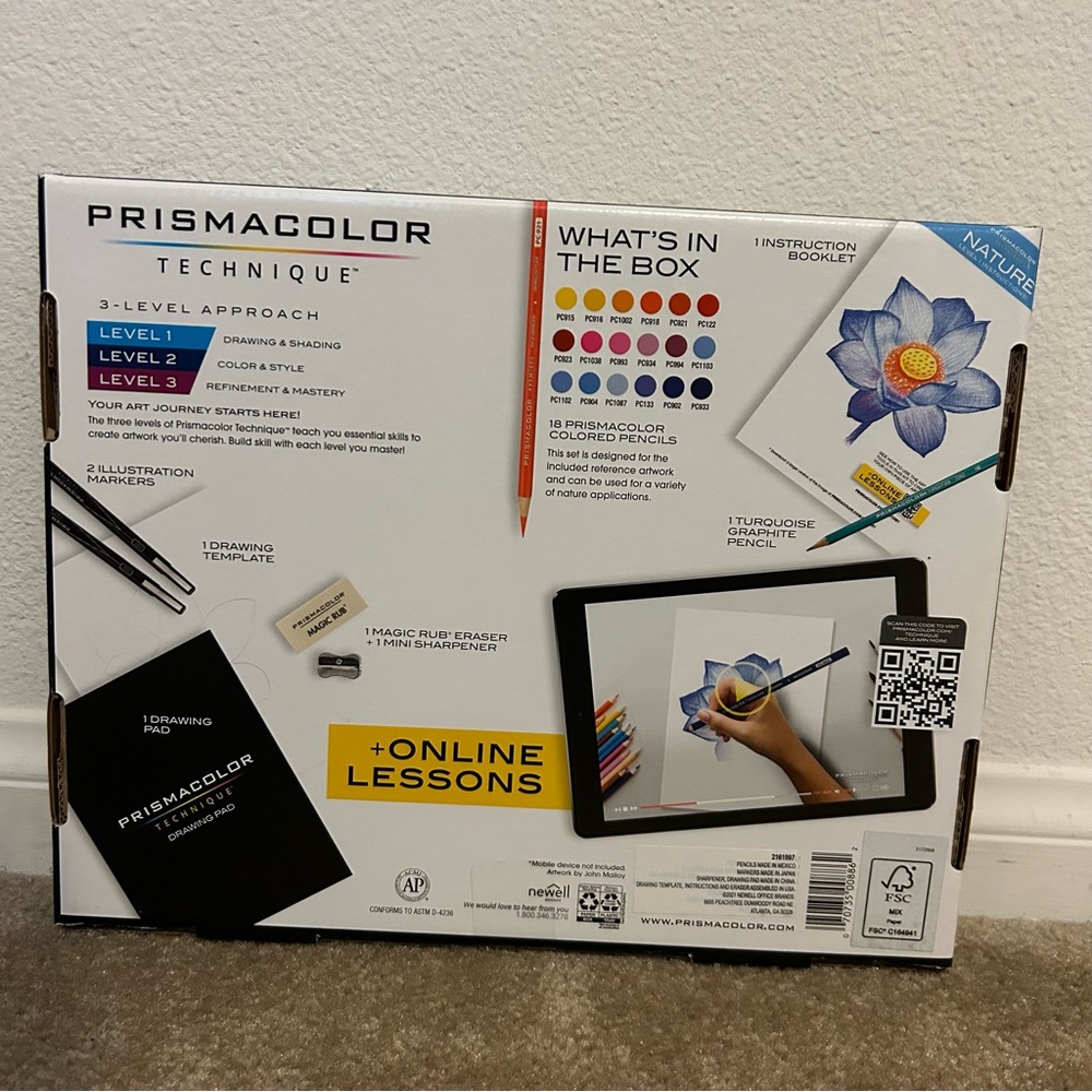 Prismacolor Level 1 Drawing & Shading Set New in Box